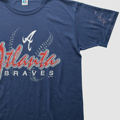 Atlanta Braves 1993 T-Shirt - Navy - Vintage T-shirts