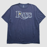 Tampa Bay Rays Genuine Merchandise 2000s T-Shirt - Navy - 2XVintage T-shirts