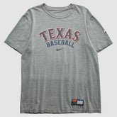 Texas Rangers Nike 2012 T-Shirt - Heather Gray - Vintage T-shirts