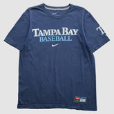 Tampa Bay Rays Nike 2008 T-Shirt - Blue - Vintage T-shirts