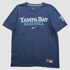Tampa Bay Rays Nike 2008 T-Shirt - Blue - Vintage T-shirts