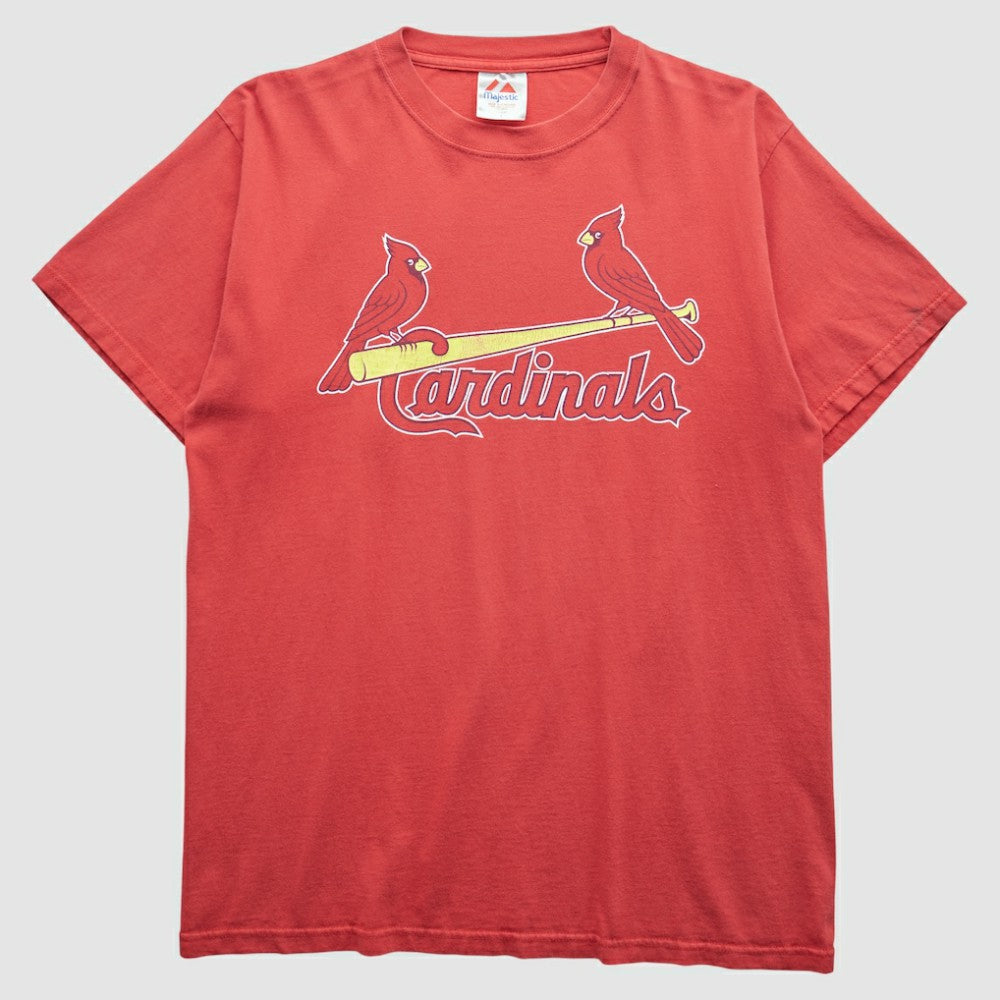 St. Louis Cardinals Majestic 2000s T-Shirt - Red - Vintage T-shirts