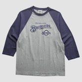 Milwaukee Brewers Lee Apparel 2007 T-Shirt - Heather Gray - Vintage T-shirts