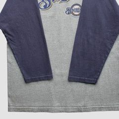 Milwaukee Brewers Lee Apparel 2007 T-Shirt - Heather Gray - Vintage T-shirts