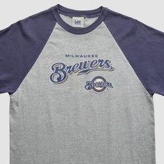 Milwaukee Brewers Lee Apparel 2007 T-Shirt - Heather Gray - Vintage T-shirts