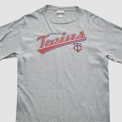 Minnesota Twins CSA 2000s T-Shirt - Gray - Vintage T-shirts