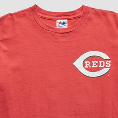 Cincinnati Reds Majestic 2000s T-Shirt - Red - XVintage T-shirts