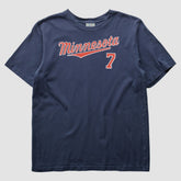 Minnesota Twins 2000s T-Shirt - Navy - Vintage T-shirts