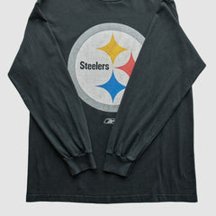 Pittsburgh Steelers Reebok 2000s T-Shirt - Black T-shirts