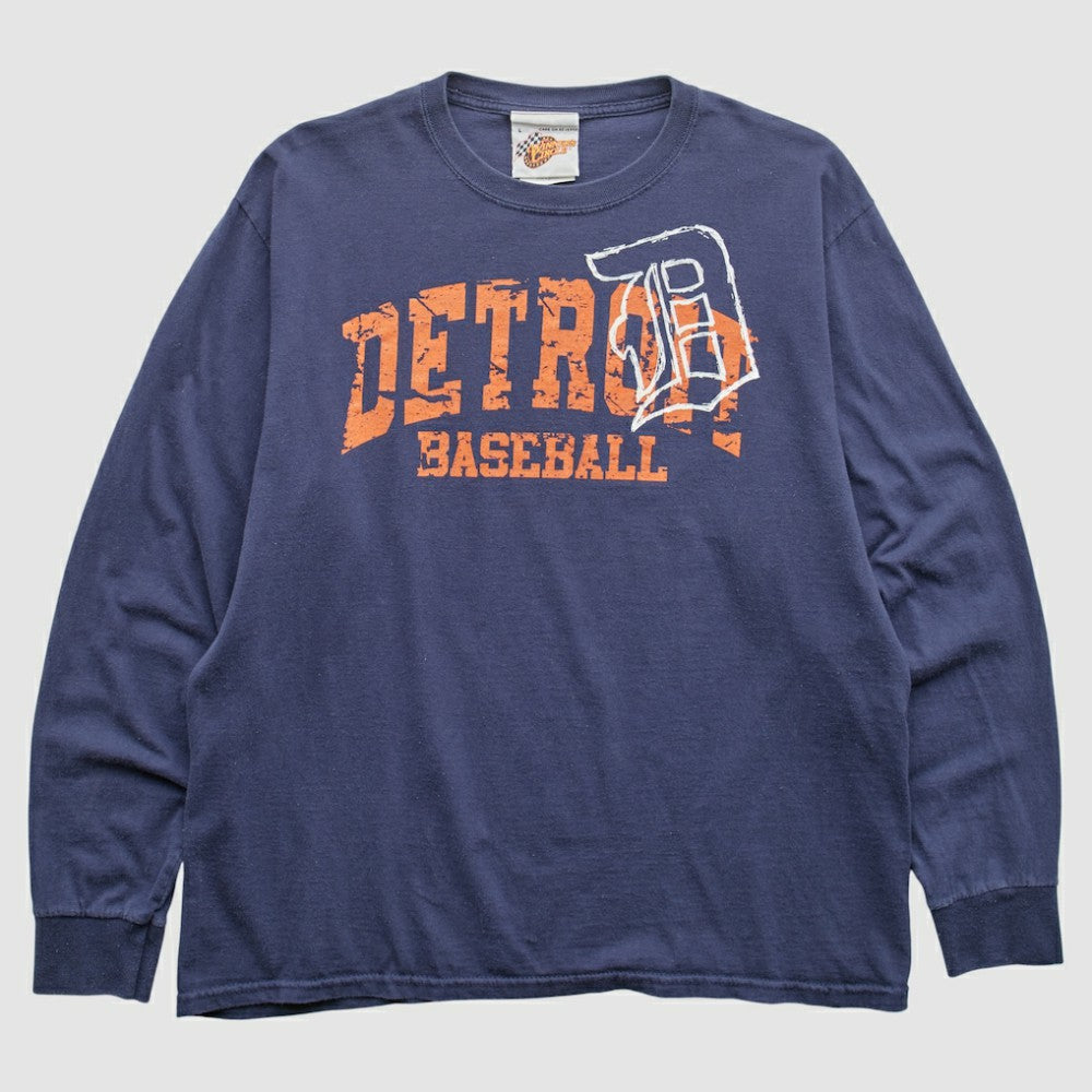 Detroit Tigers 2000s T-Shirt - Navy - Vintage T-shirts