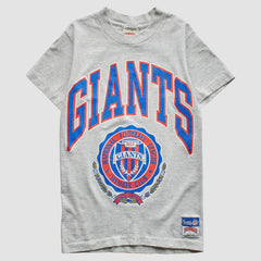 New York Giants Nutmeg Mills 90s T-Shirt - Heather Gray T-shirts