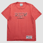 Cincinnati Reds Majestic 2002 T-Shirt - Red - XVintage T-shirts