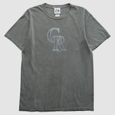 Colorado Rockies Majestic 2000s T-Shirt - Gray - Vintage T-shirts