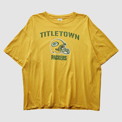 Green Bay Packers NFL 2000s T-Shirt - Yellow T-shirts