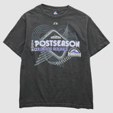 Colorado Rockies Majestic 2009 T-Shirt - Black - XVintage T-shirts