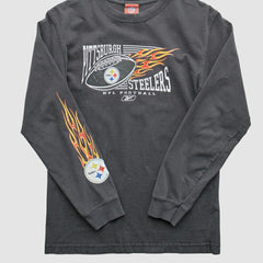 Pittsburgh Steelers NFL 2000s T-Shirt - Gray T-shirts