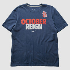 St. Louis Cardinals Nike 2013 T-Shirt - Navy - Vintage T-shirts