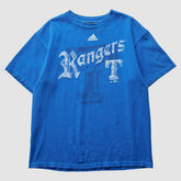 Texas Rangers Adidas 2000s T-Shirt - Blue - XVintage T-shirts
