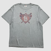 St. Louis Cardinals Nike 2000s T-Shirt - Gray - XVintage T-shirts