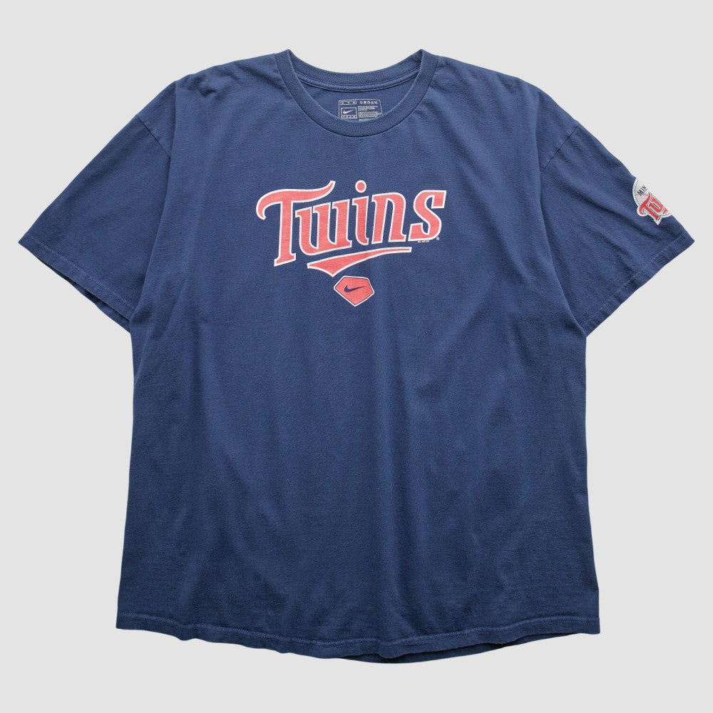 Minnesota Twins Nike 2000s T-Shirt - Navy - XVintage T-shirts