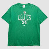 Boston Celtics Majestic 2000s T-Shirt Green Vintage - Vintage
