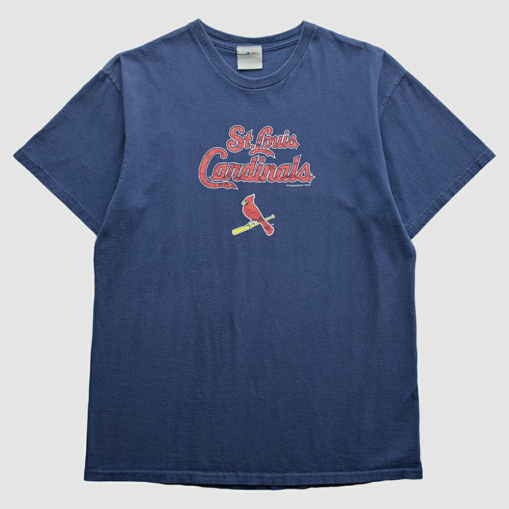 St. Louis Cardinals 2000s T-Shirt - Blue - Vintage T-shirts