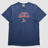 St. Louis Cardinals 2000s T-Shirt - Blue - Vintage T-shirts