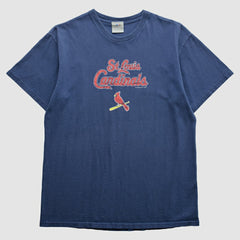 St. Louis Cardinals 2000s T-Shirt - Blue - Vintage T-shirts