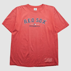 Boston Red Sox Majestic 2003 T-Shirt - Red - 2XVintage T-shirts