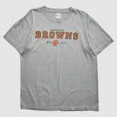 Cleveland Browns Majestic 2000s T-Shirt - Gray T-shirts
