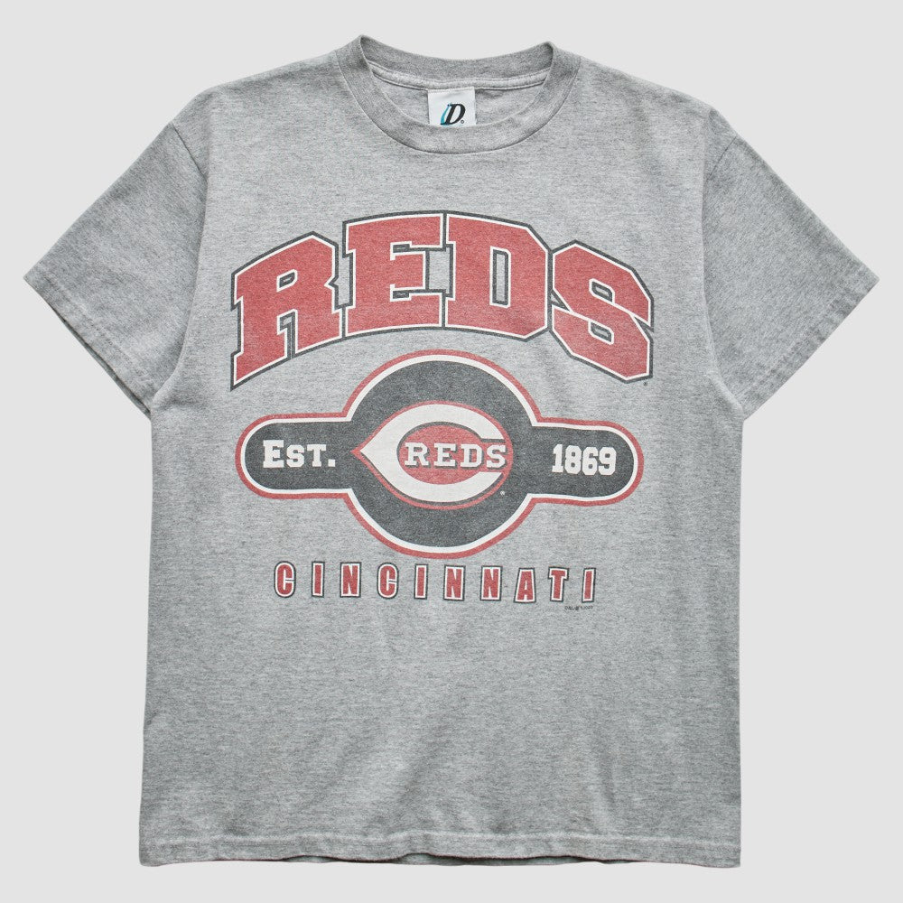 Cincinnati Reds Dynasty 2003 T-Shirt - Gray - Vintage T-shirts