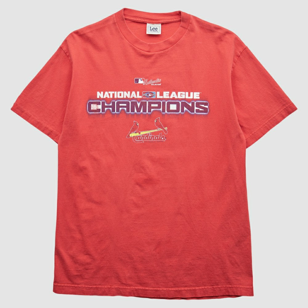 St. Louis Cardinals Lee Apparel 2000s T-Shirt - Red - Vintage T-shirts