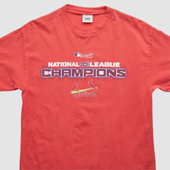 St. Louis Cardinals Lee Apparel 2000s T-Shirt - Red - Vintage T-shirts