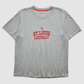 St. Louis Cardinals Lee Apparel 2000s T-Shirt - Gray - Vintage T-shirts