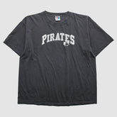 Pittsburgh Pirates Majestic 2000s T-Shirt - Gray - 2XVintage T-shirts