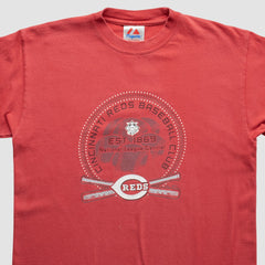 Cincinnati Reds Majestic 2000s T-Shirt - Red - XVintage T-shirts