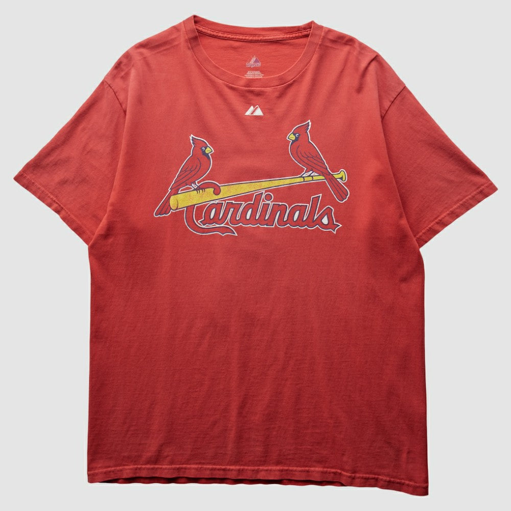 St. Louis Cardinals Majestic 2000s T-Shirt - Red - Vintage T-shirts