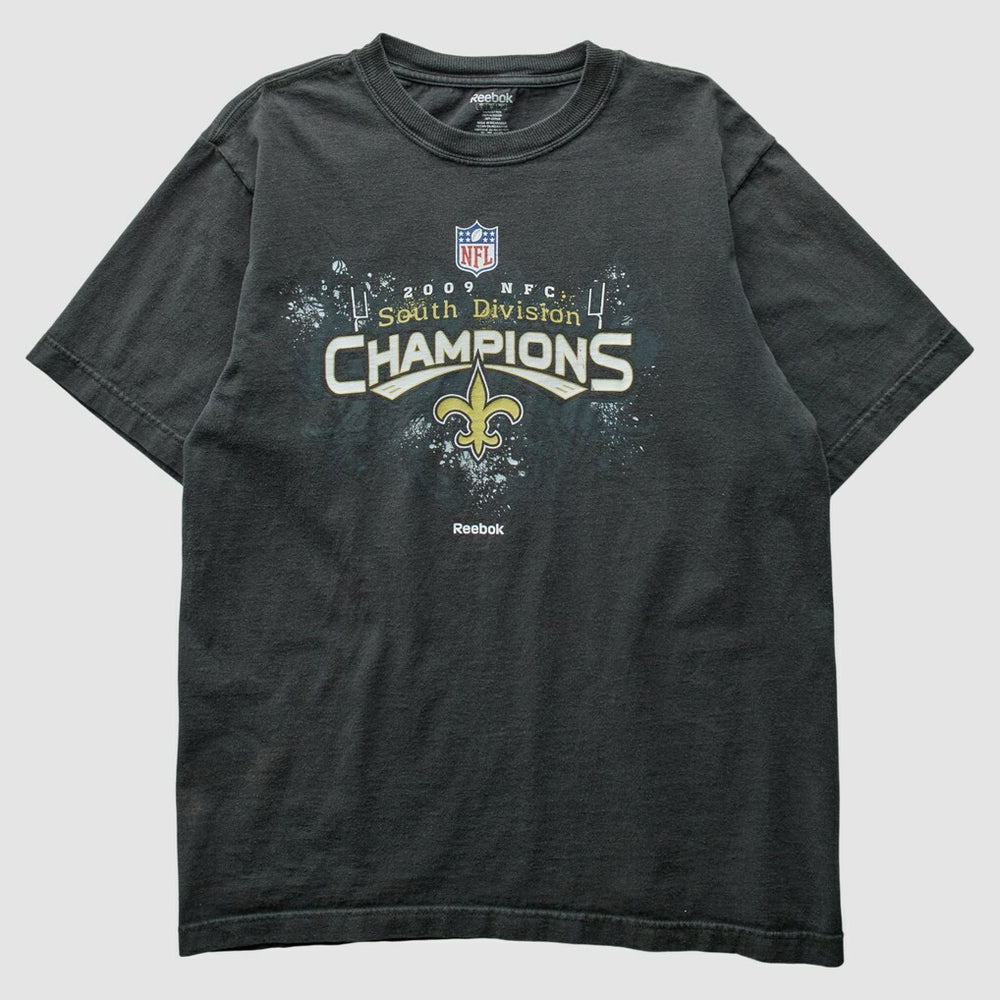 New Orleans Saints Reebok 2009 T-Shirt - Black T-shirts