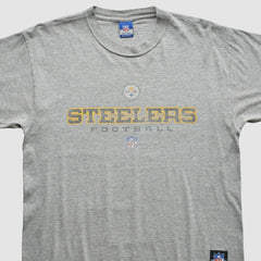 Pittsburgh Steelers Reebok 2000s T-Shirt - Gray T-shirts