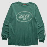 New York Jets NFL 2000s Long Sleeve T-Shirt - Green T-shirts