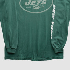 New York Jets NFL 2000s Long Sleeve T-Shirt - Green T-shirts