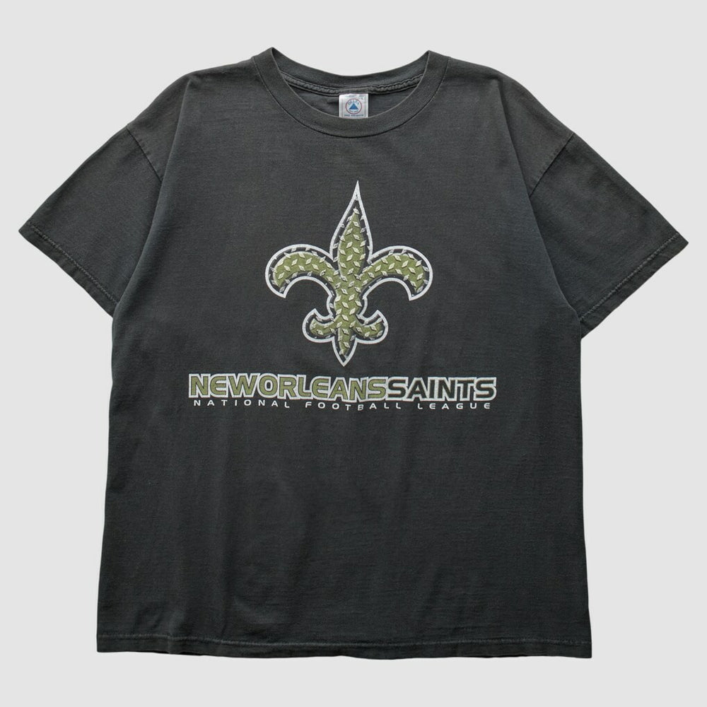New Orleans Saints Delta 2000s T-Shirt - Black T-shirts