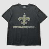 New Orleans Saints Delta 2000s T-Shirt - Black T-shirts