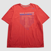 Texas Rangers Nike 2011 T-Shirt - Red - XVintage T-shirts