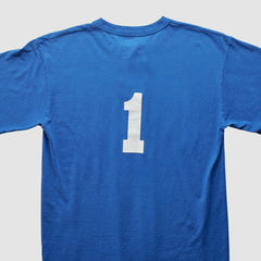 Texas Rangers Majestic 2000s T-Shirt - Blue - Vintage T-shirts