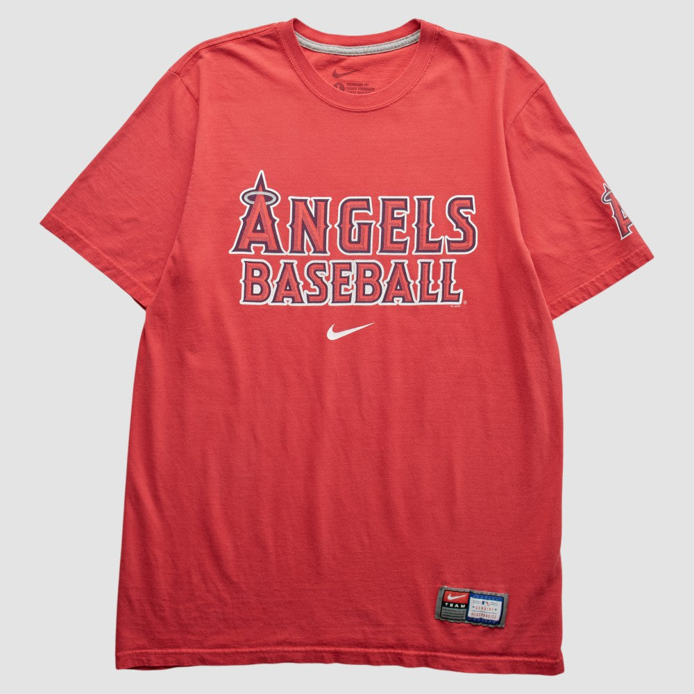 Los Angeles Angels Nike 2010s T-Shirt - Red - Vintage T-shirts