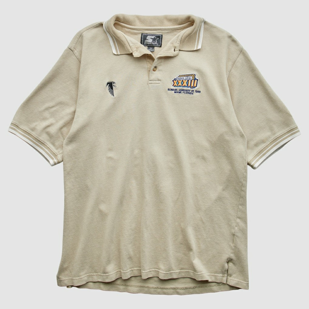 Atlanta Falcons Starter 1999 Polo - Beige