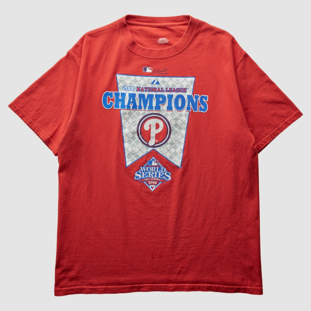 Philadelphia Phillies 2008 T-Shirt - Red - Vintage T-shirts