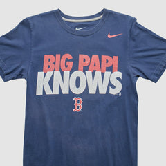 Boston Red Sox Nike 2012 T-Shirt - Navy - Vintage T-shirts