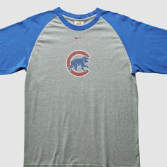 Chicago Cubs Nike 2000s T-Shirt - Gray - Vintage T-shirts